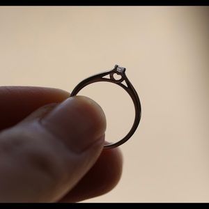 .07 Solitare Diamond Engagement Ring